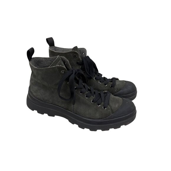 Panchic Polacchino Suede Leather Lace Up Boots Shoes Mens size 10 Made in Italy main image 7
